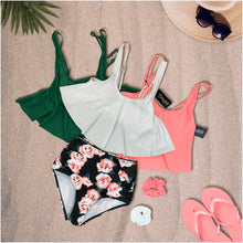 Load image into Gallery viewer, Combo Bundle Tankini Summer Flower
